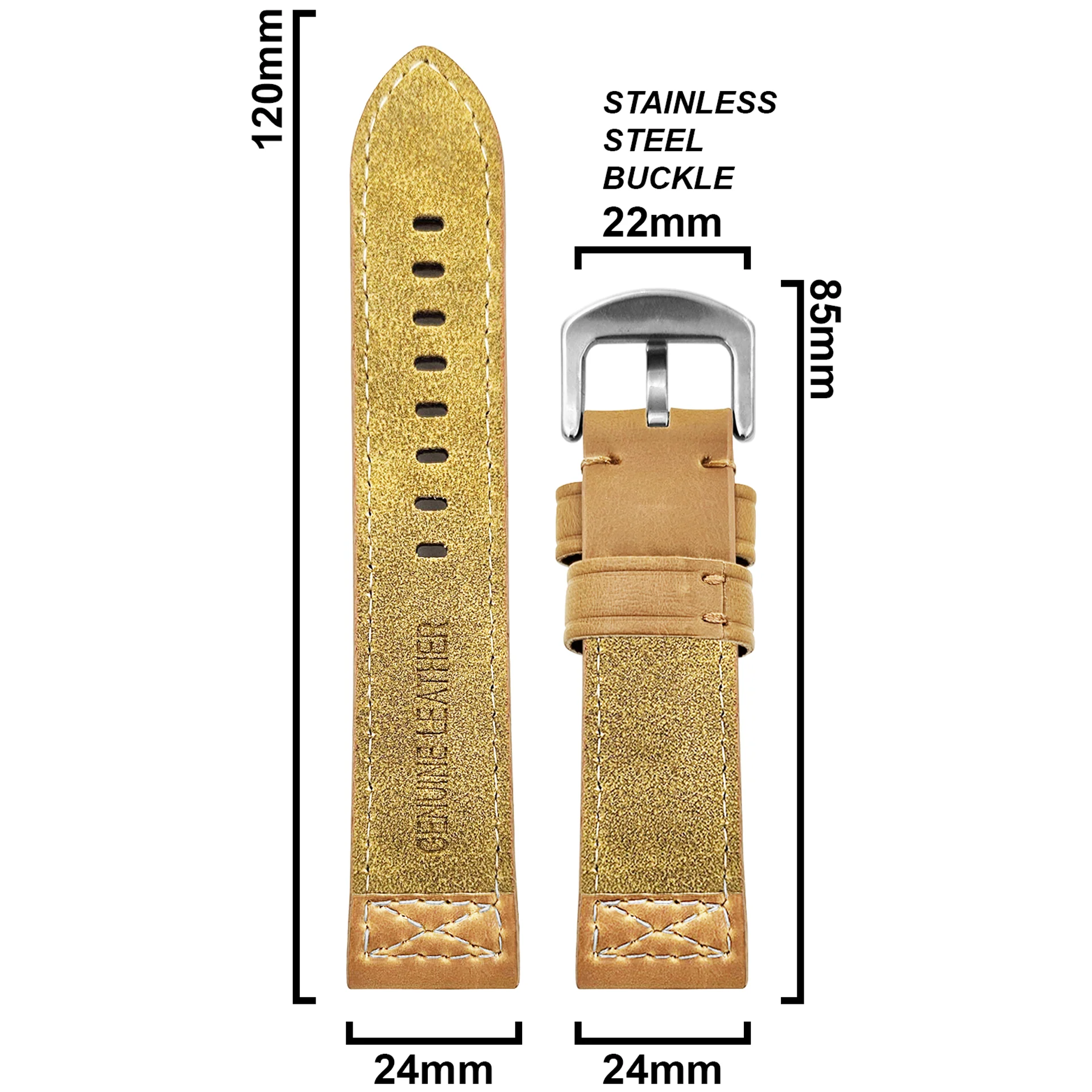 DBLACK [CROXX] THICK STRAP DESIGN, LEATHER STRAP - Image 24
