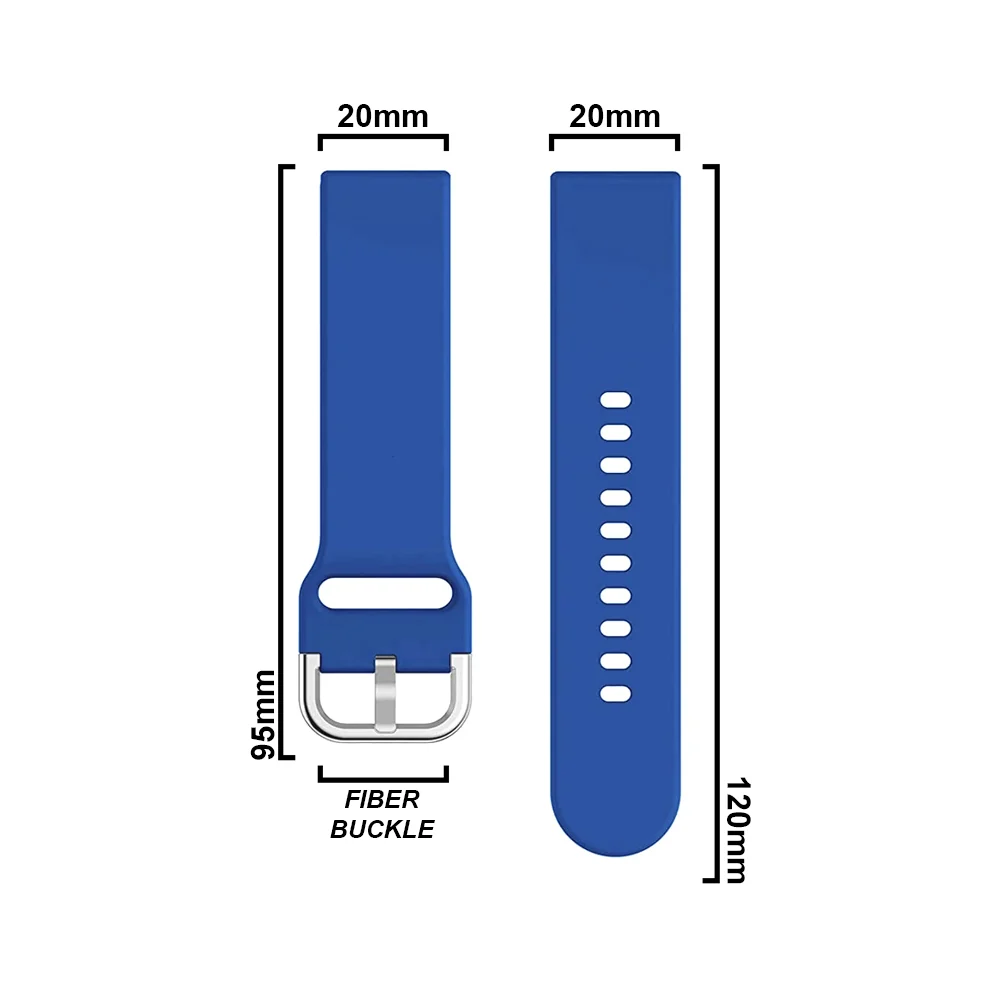 DBLACK [FOOSHA] QUICK RELEASE, SILICONE WATCH STRAP - Image 11