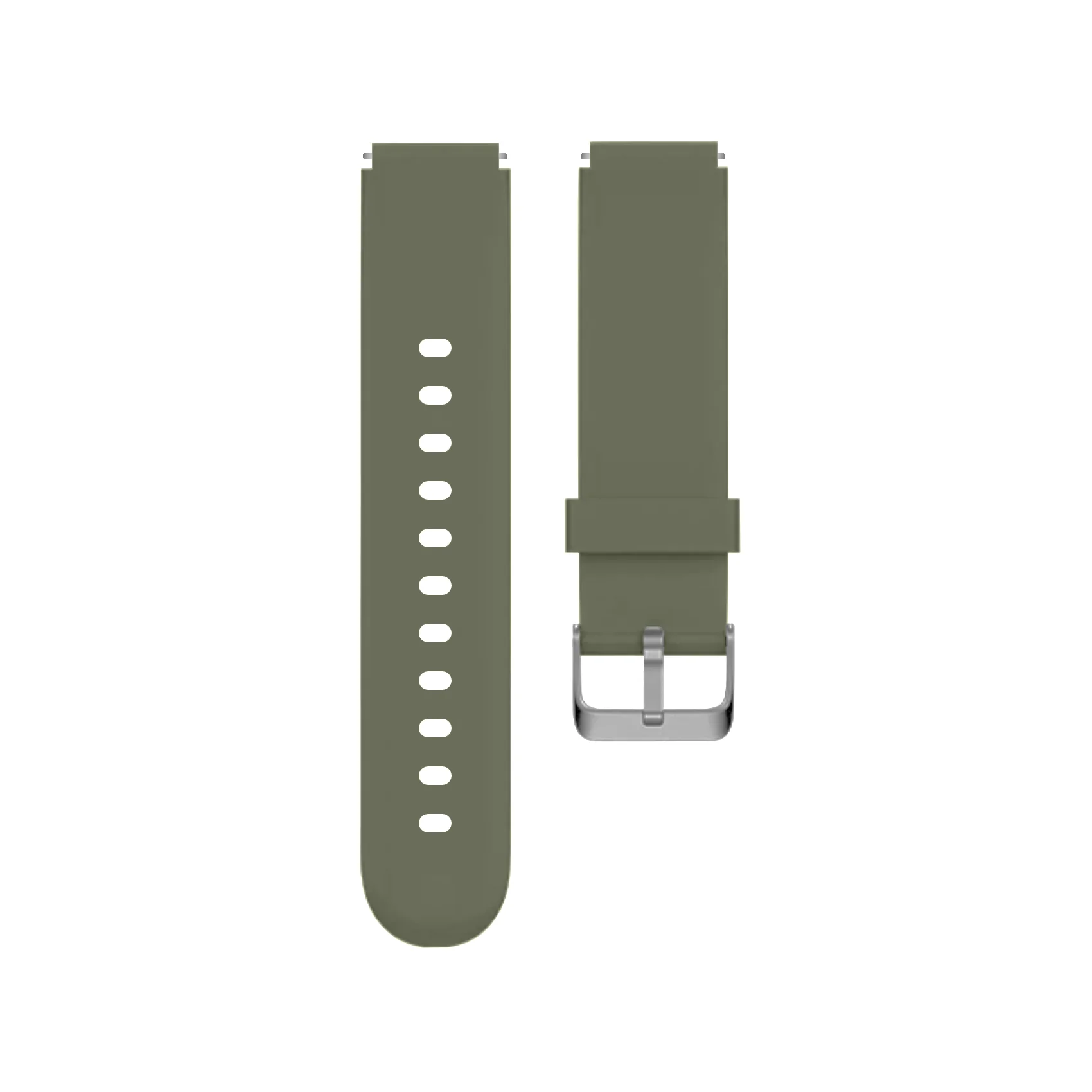 DBLACK [NSEDS-01] 19MM SILICONE WATCH STRAP // PERFECT FOR "NOISE" WATCHES - Image 11