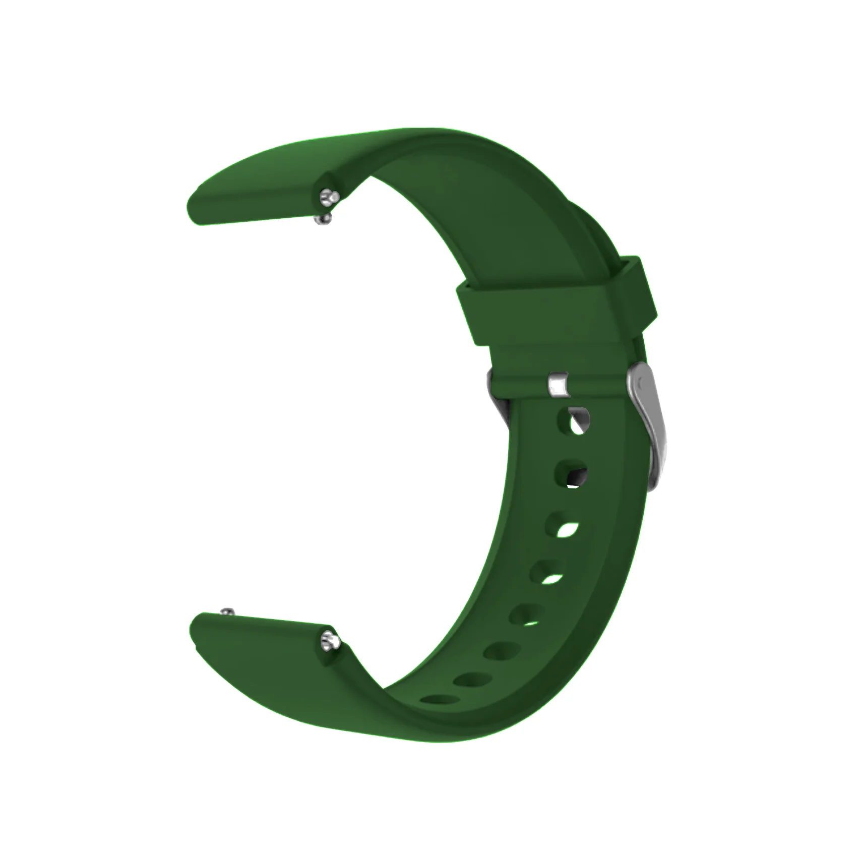 DBLACK [NSEDS-01] 19MM SILICONE WATCH STRAP // PERFECT FOR "NOISE" WATCHES - Image 3