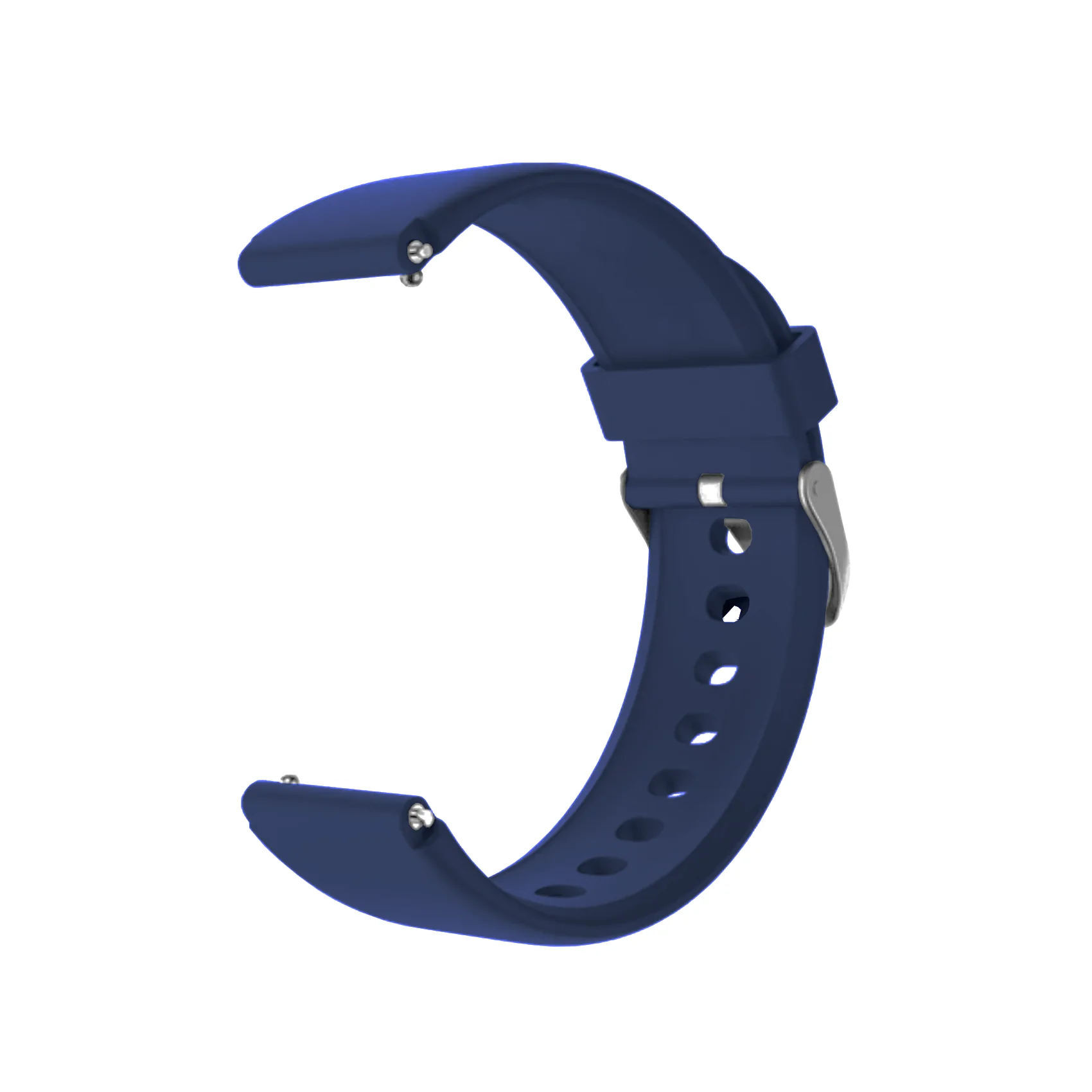 DBLACK [NSEDS-01] 19MM SILICONE WATCH STRAP // PERFECT FOR "NOISE" WATCHES - Image 4