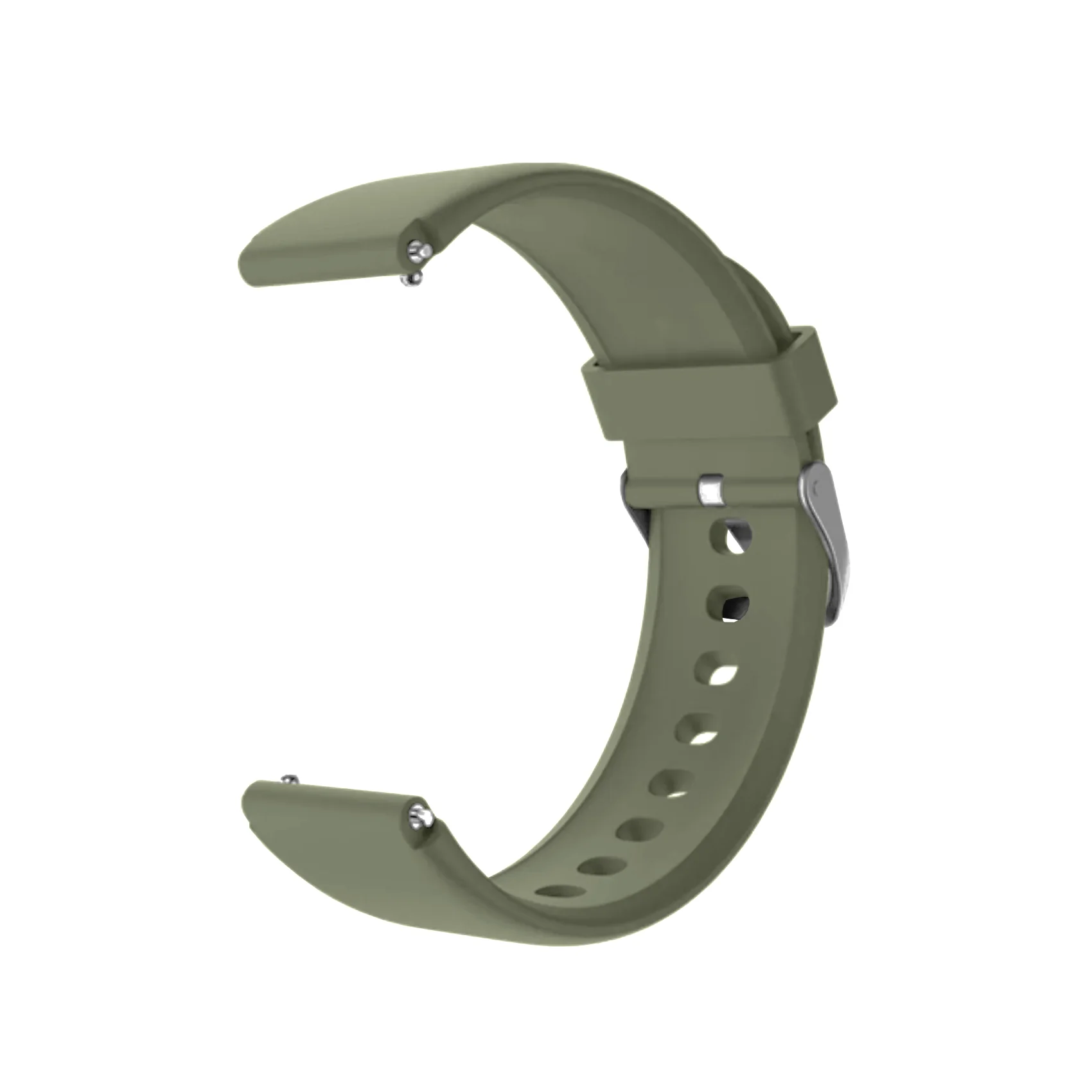 DBLACK [NSEDS-01] 19MM SILICONE WATCH STRAP // PERFECT FOR "NOISE" WATCHES - Image 5