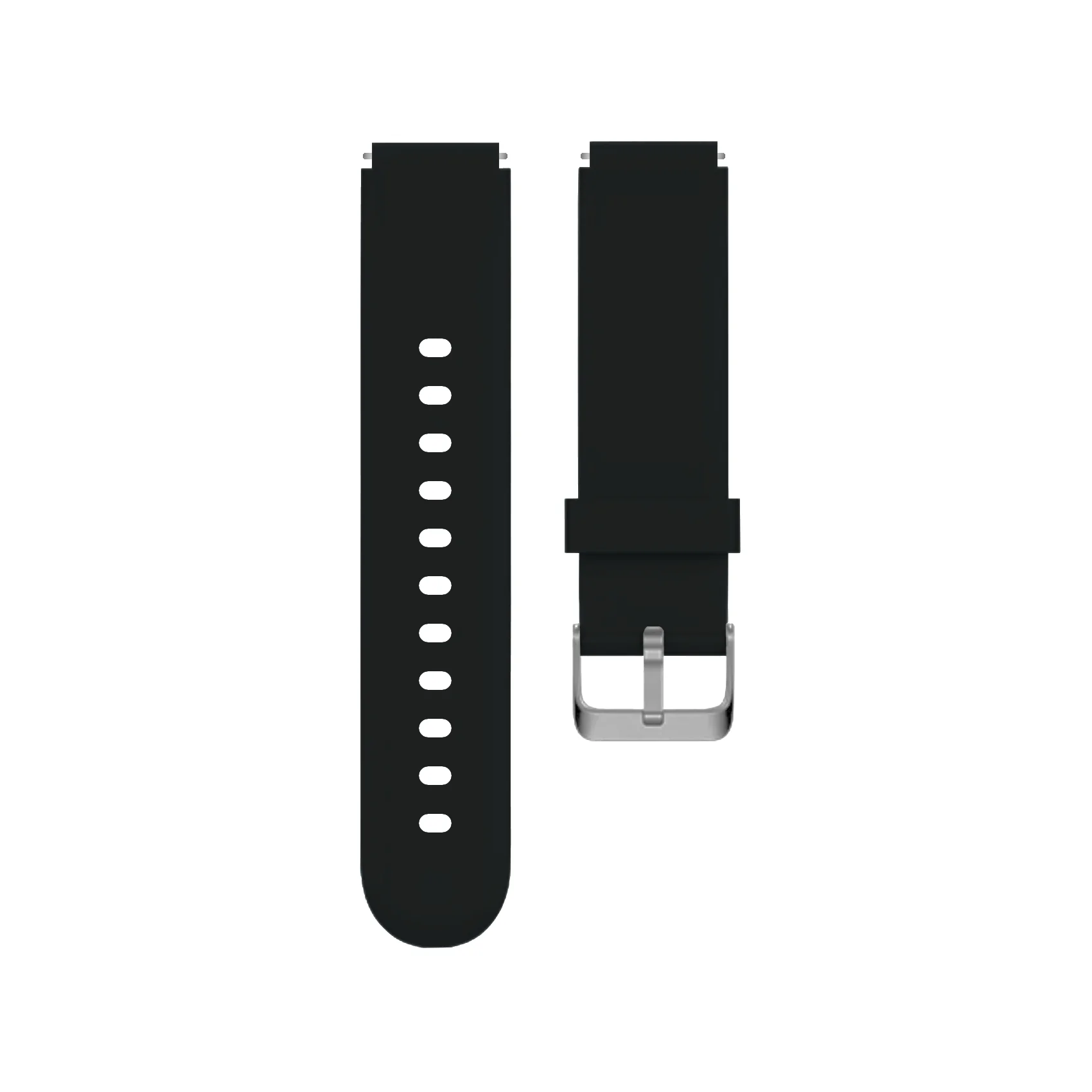 DBLACK [NSEDS-01] 19MM SILICONE WATCH STRAP // PERFECT FOR "NOISE" WATCHES - Image 8